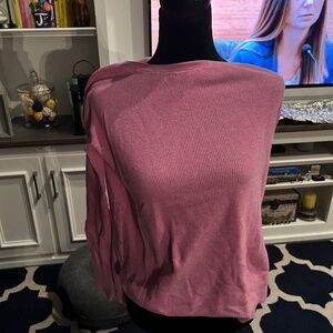 Pink waffle Gap top